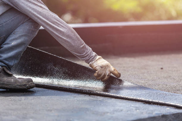 Professional Waterproofing technician working in Line Lexington, PA